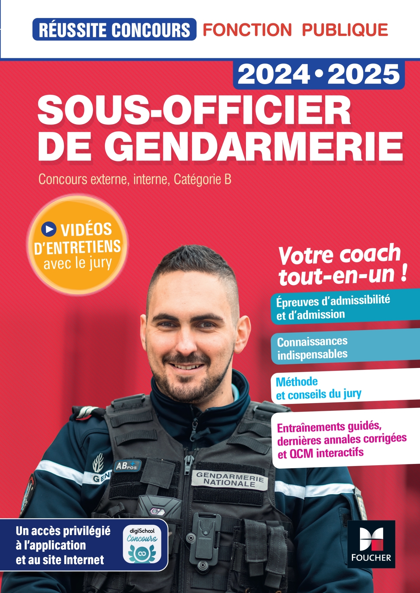 Réussite Concours - Sous-officier de gendarmerie - 2024-2025- Préparation complète