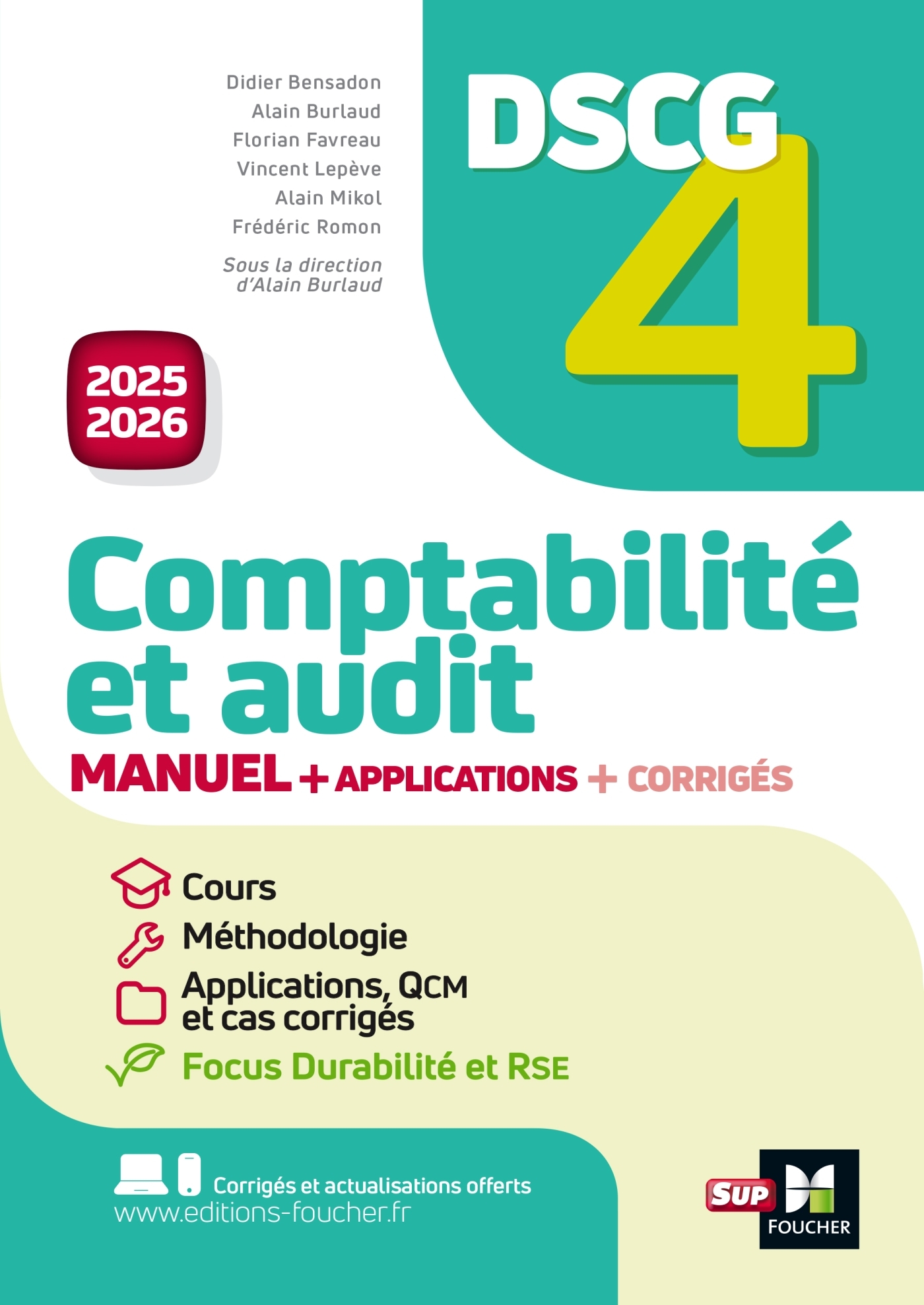 DSCG 4 - Comptabilité et audit - Manuel et applications - Millésime 2025-2026