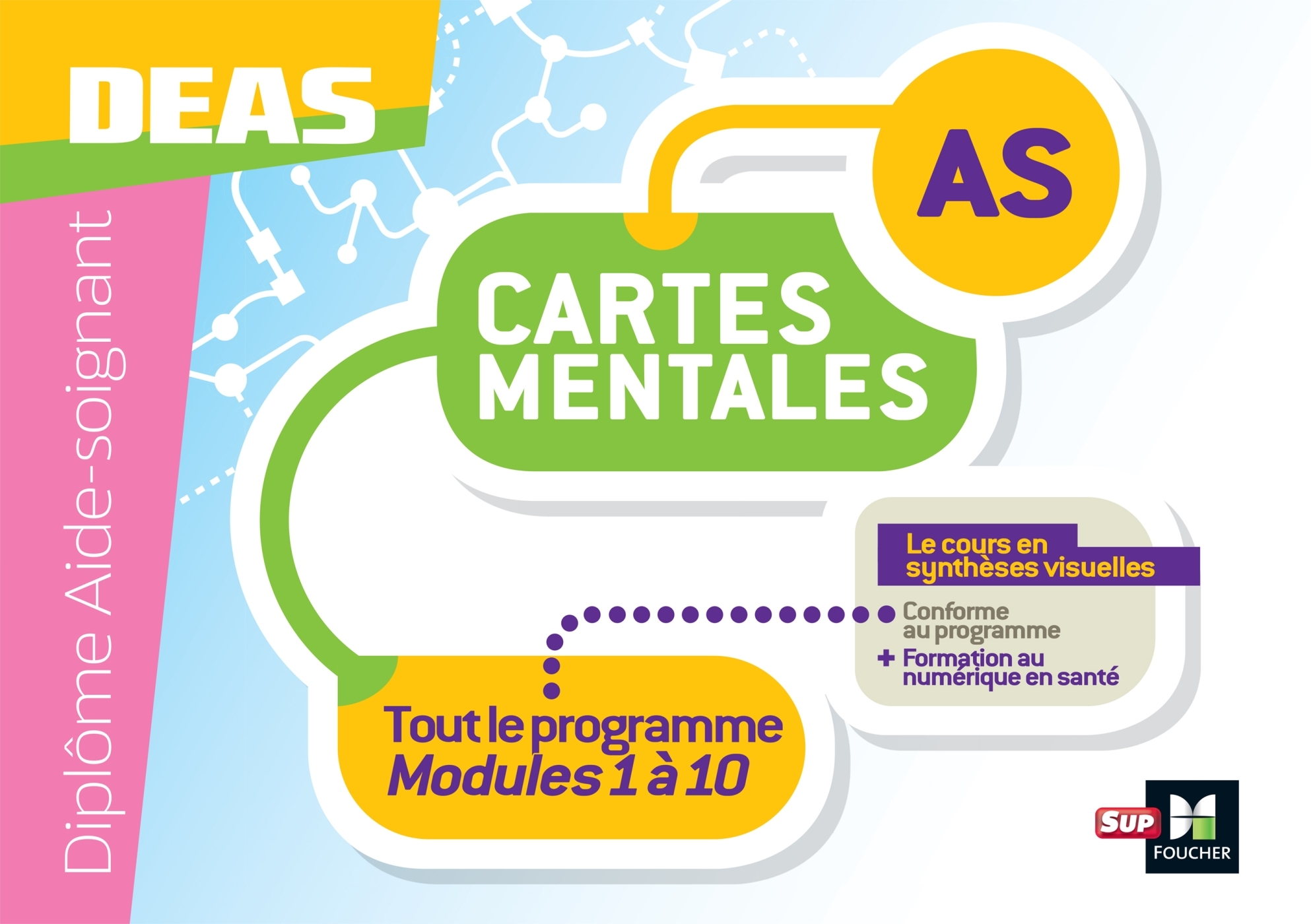 Tout le programme en cartes mentales - Diplôme Aide-Soignant - DEAS