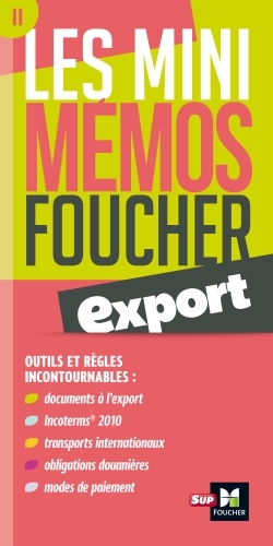 Les mini memos Foucher -  Export avec Incoterms