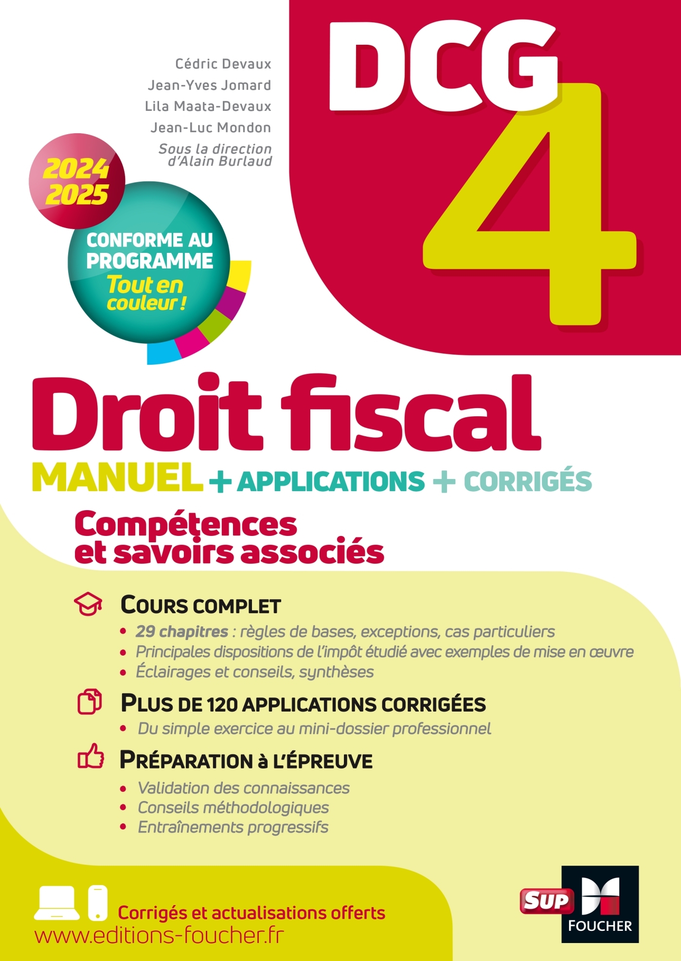 DCG 4 - Droit fiscal - Manuel et applications - Millésime  2025-2026