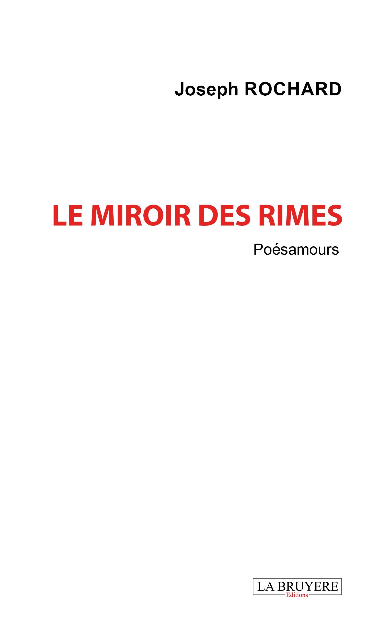 LE MIROIR DES RIMES