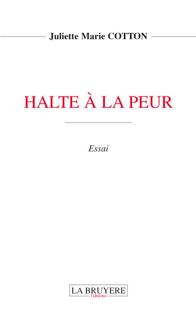 HALTE A LA PEUR