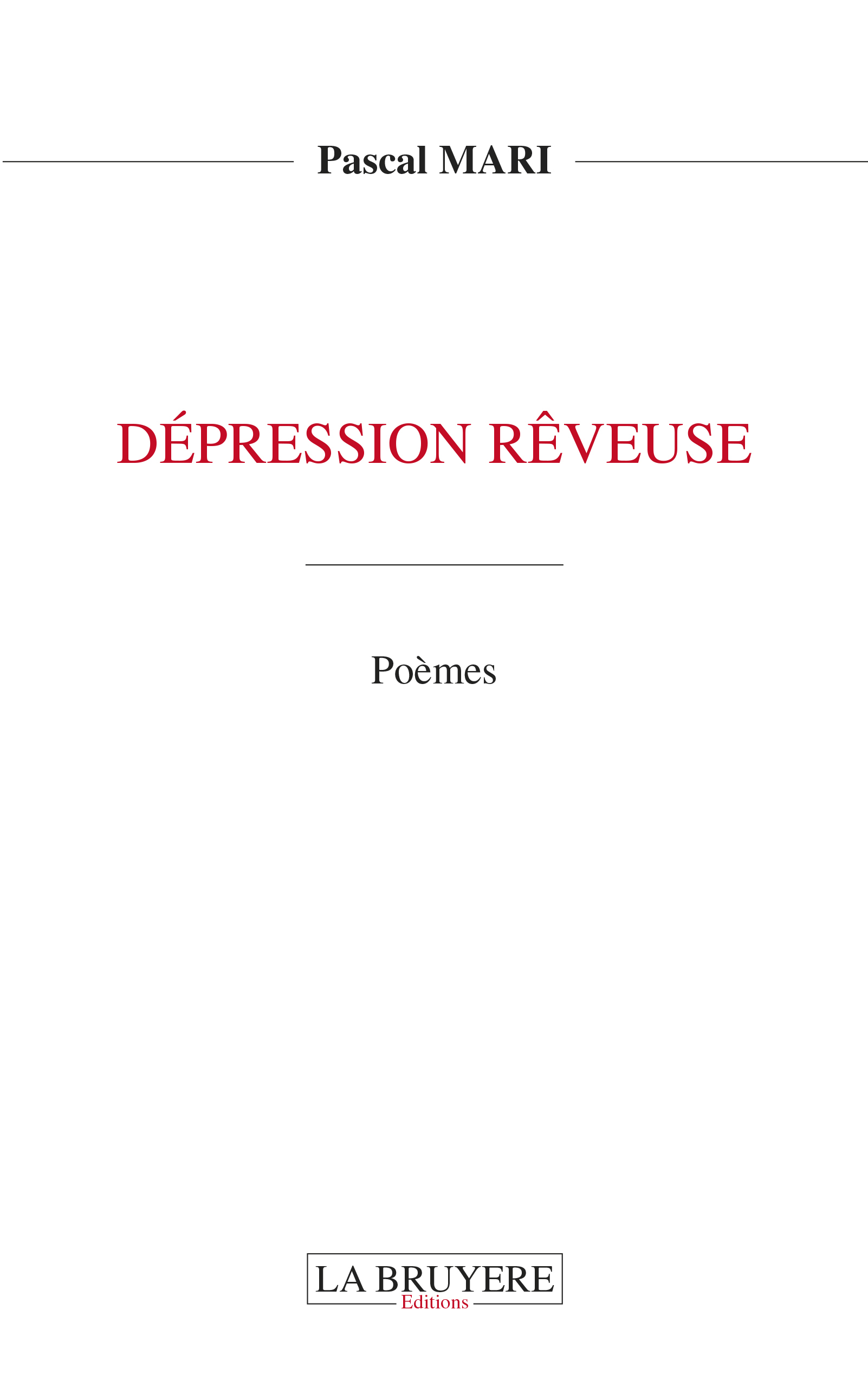 DEPRESSION RÊVEUSE