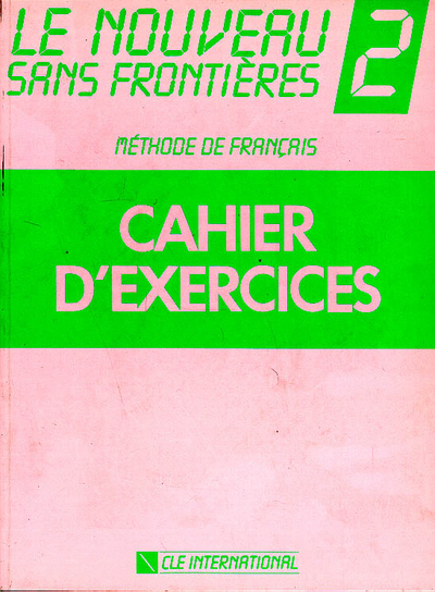 Le nouveau sans frontieres 2cahier d'exercices