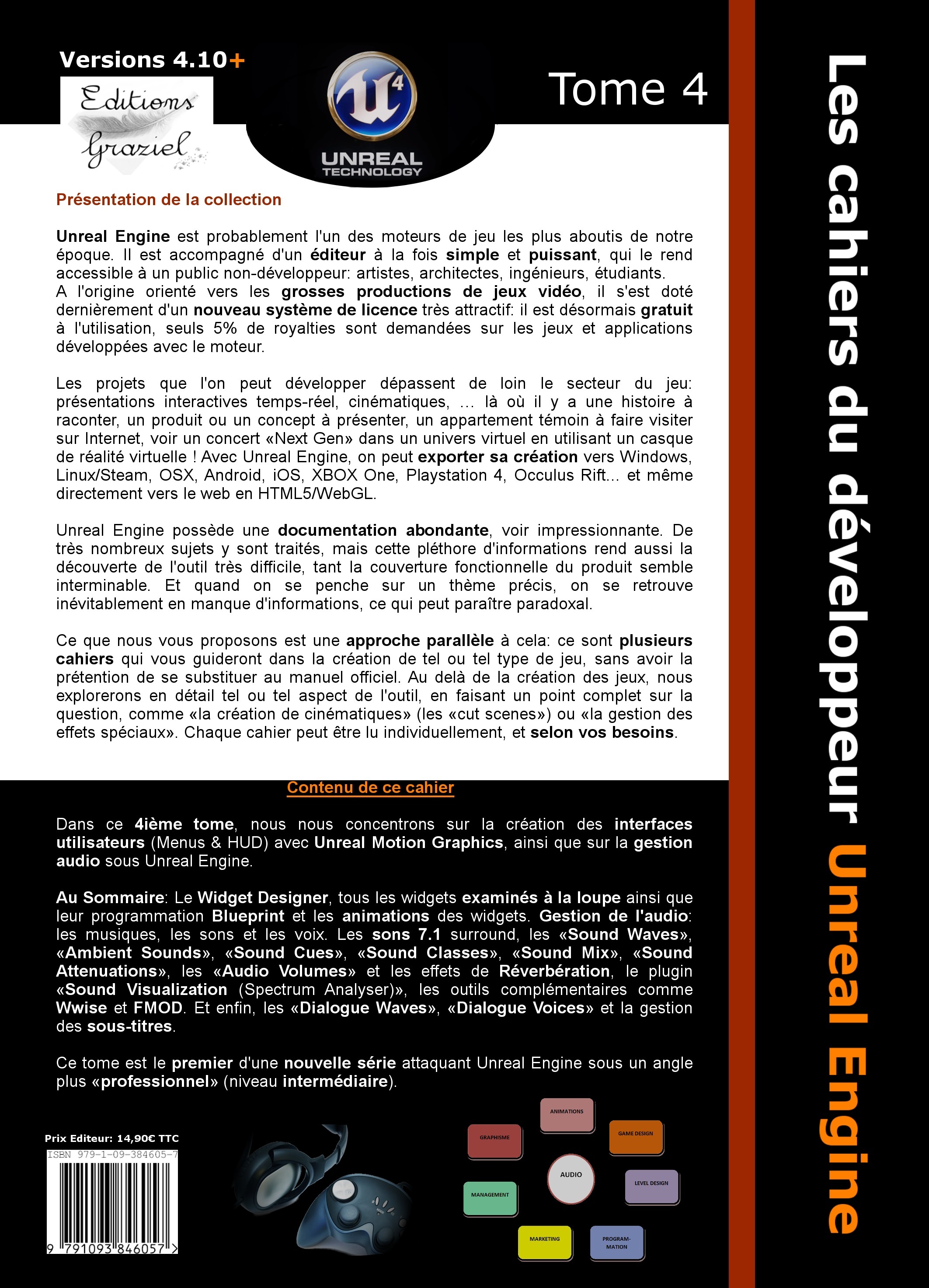 Les cahiers d'Unreal Engine Tome 4: Unreal Motion Graphics et Audio