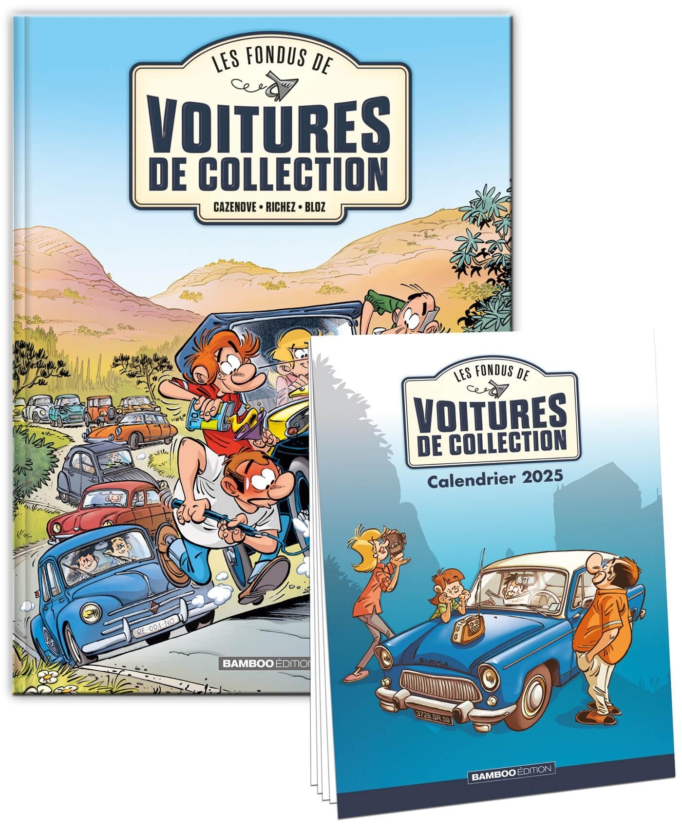 Les Fondus de voitures de collection - tome 01 + calendrier 2025 offert_novembre