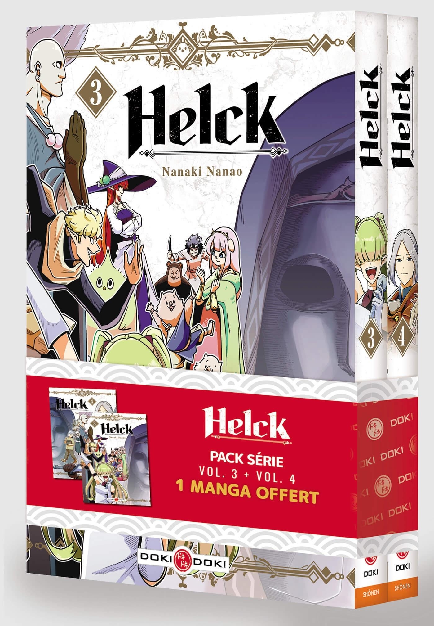 Helck - pack promo vol. 03 et 04 - édition limitée