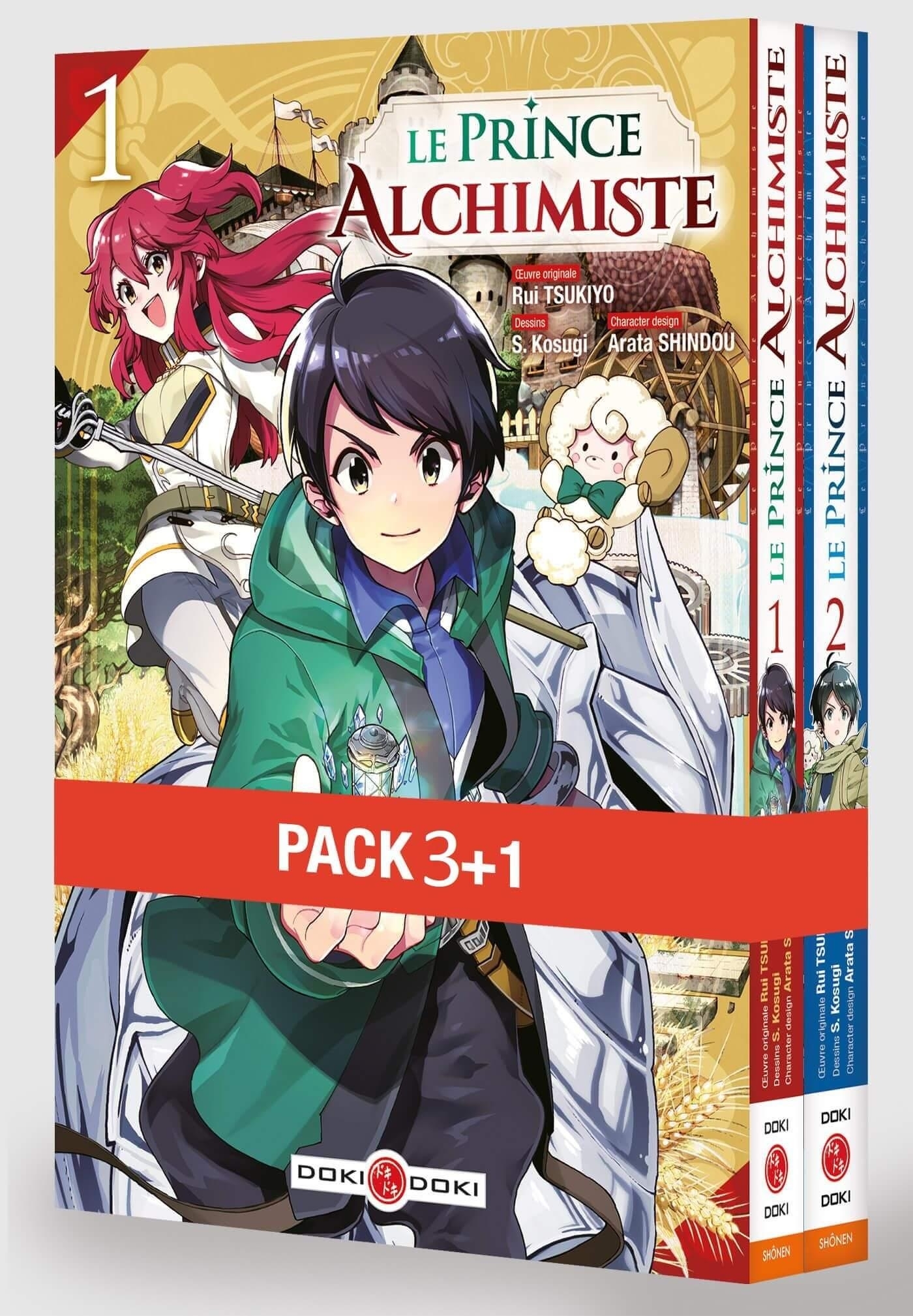 Le Prince alchimiste - pack promo - v01 à v04 - édition limitée