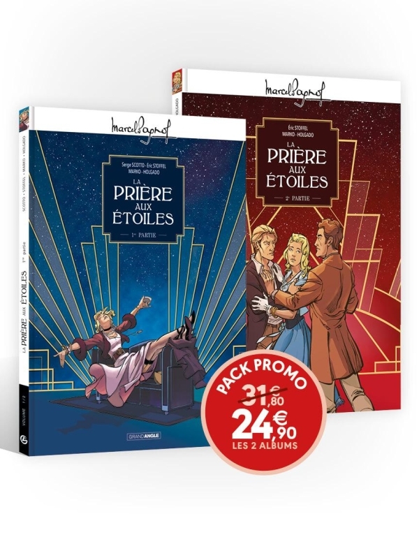 M. Pagnol en BD : La Prière aux étoiles - pack promo  vol 01 + vol.02