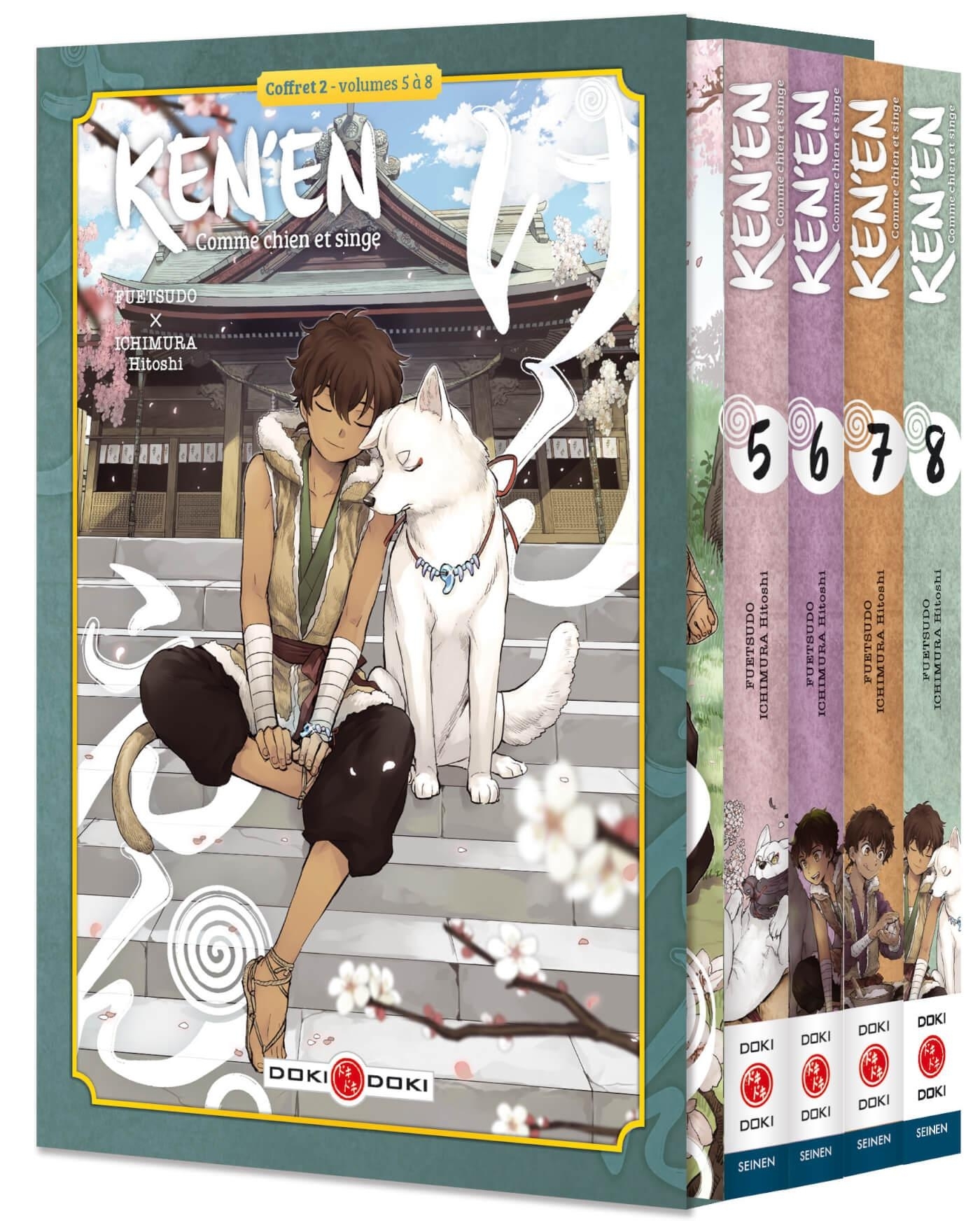 Ken'en - Comme chien et singe - coffret -  vol. 05 à vol. 08