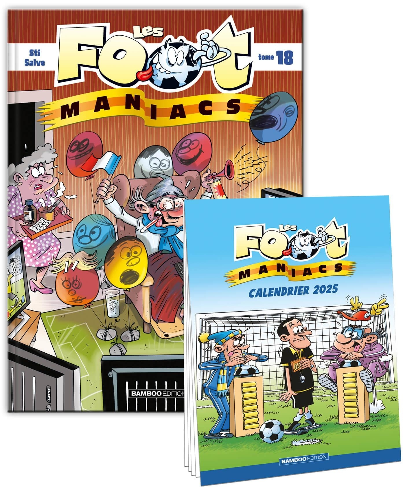 Les Footmaniacs - tome 18 + calendrier 2025 offert_novembre