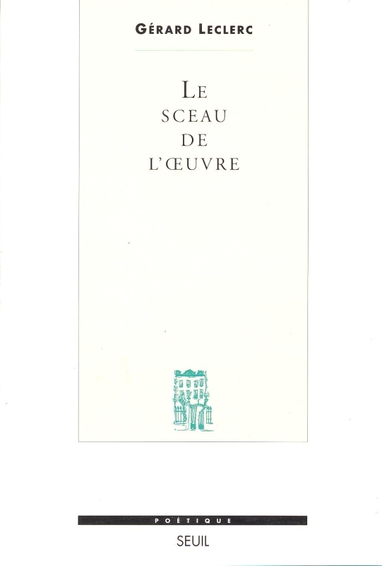 Le Sceau de l'oeuvre