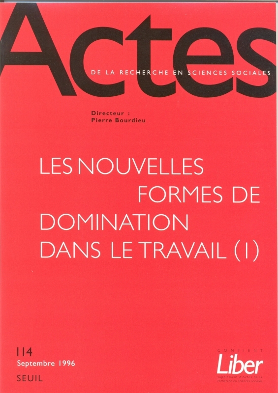 Actes de la recherche en sciences sociales, n° 114