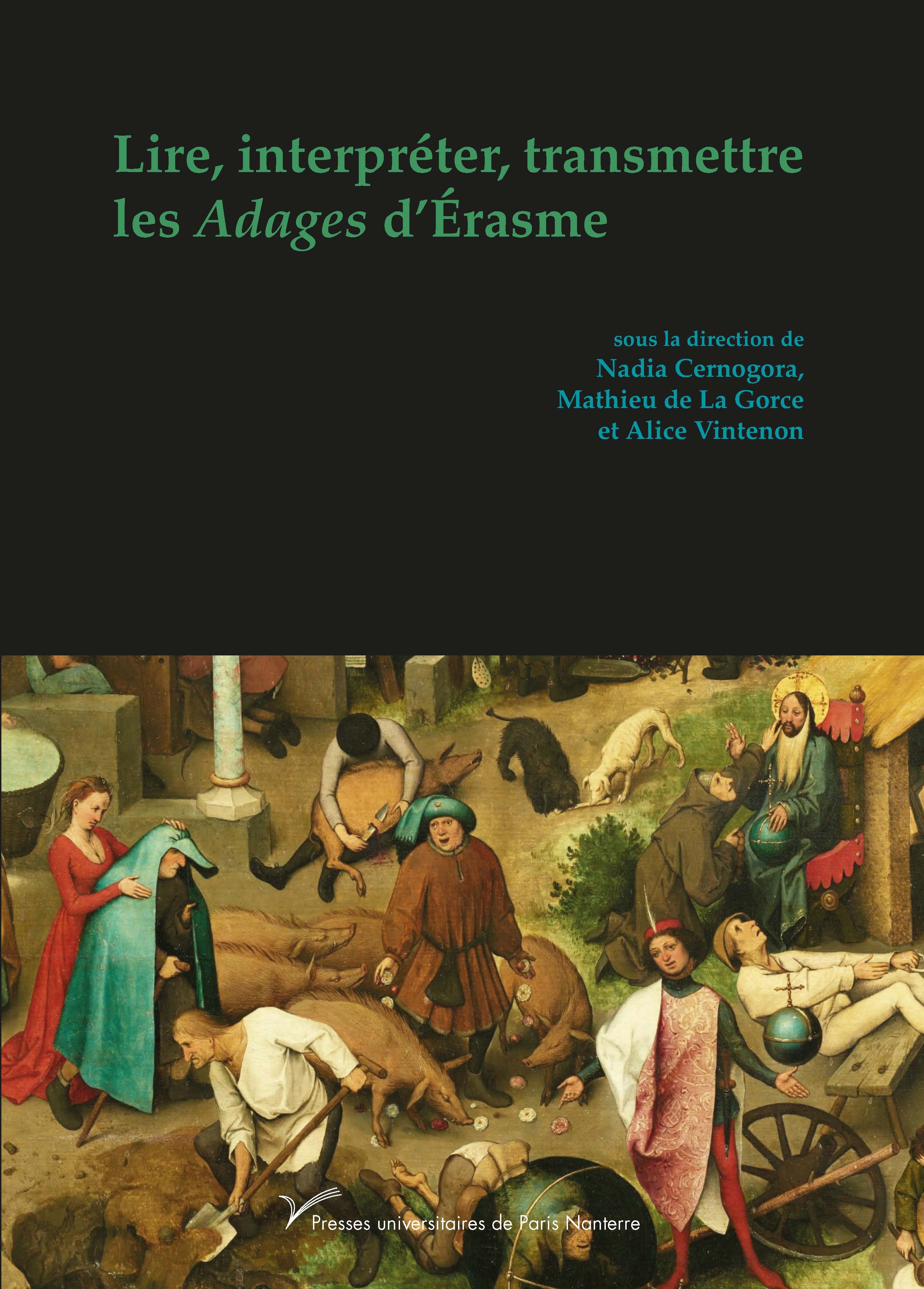 Lire, interpréter, transmettre les Adages d'Érasme