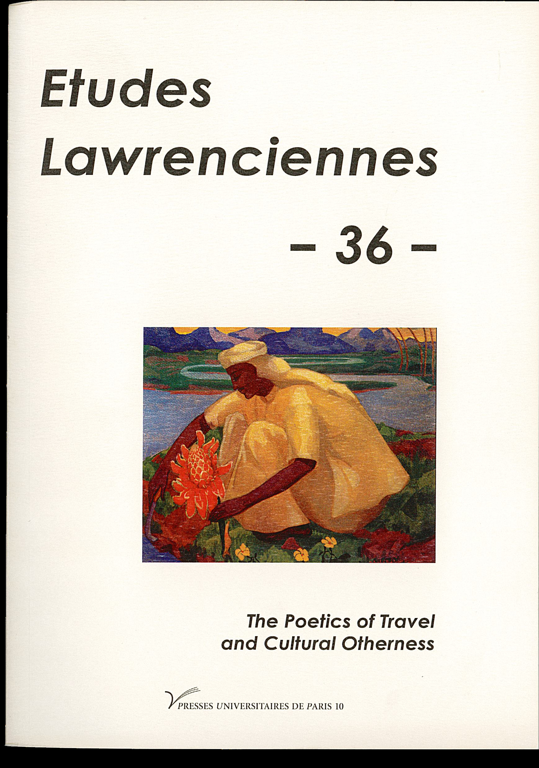 The Poetics of Travel and Cultural Otherness