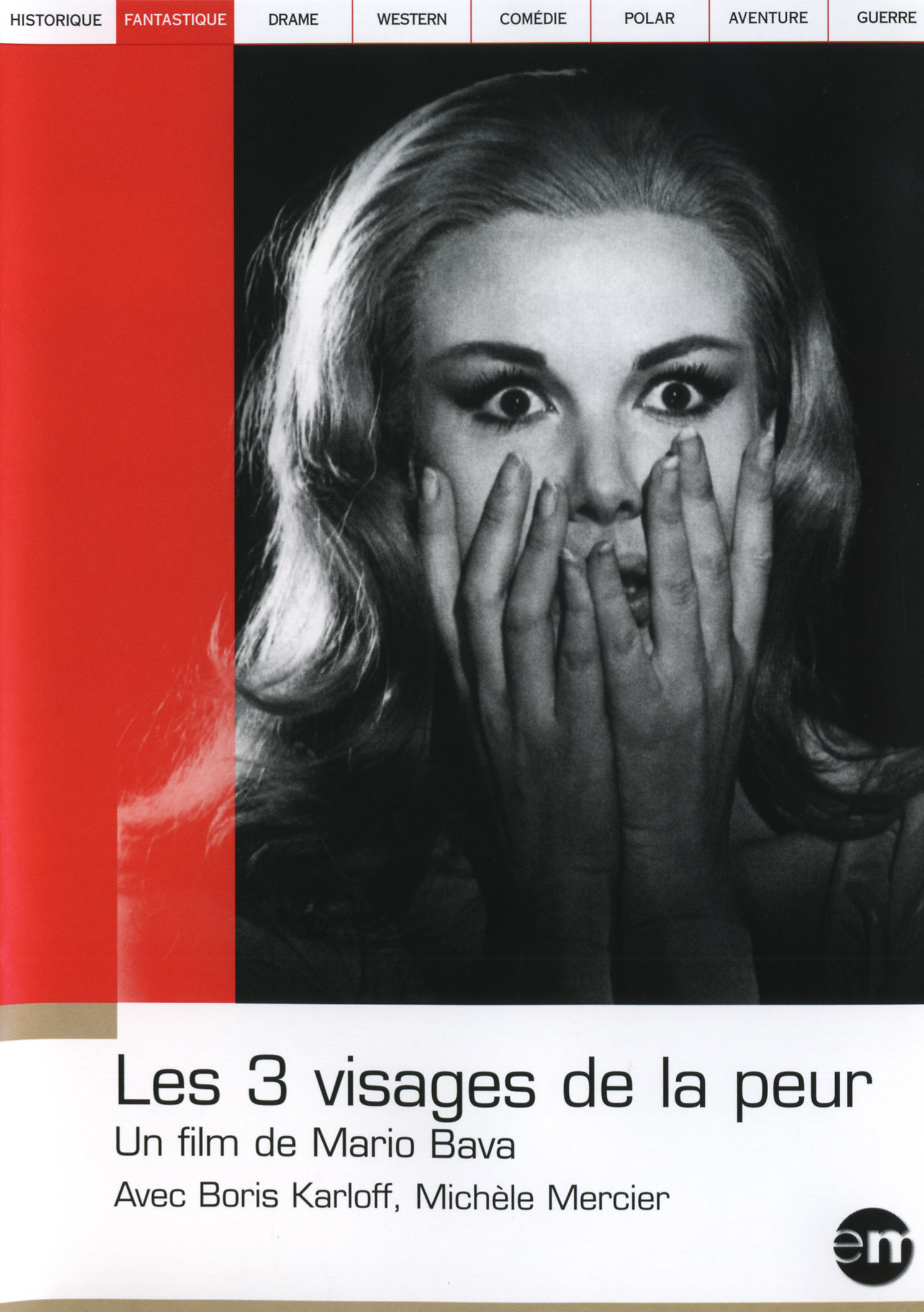 LES 3 VISAGES DE LA PEUR - DVD  CINEMA ITALIEN