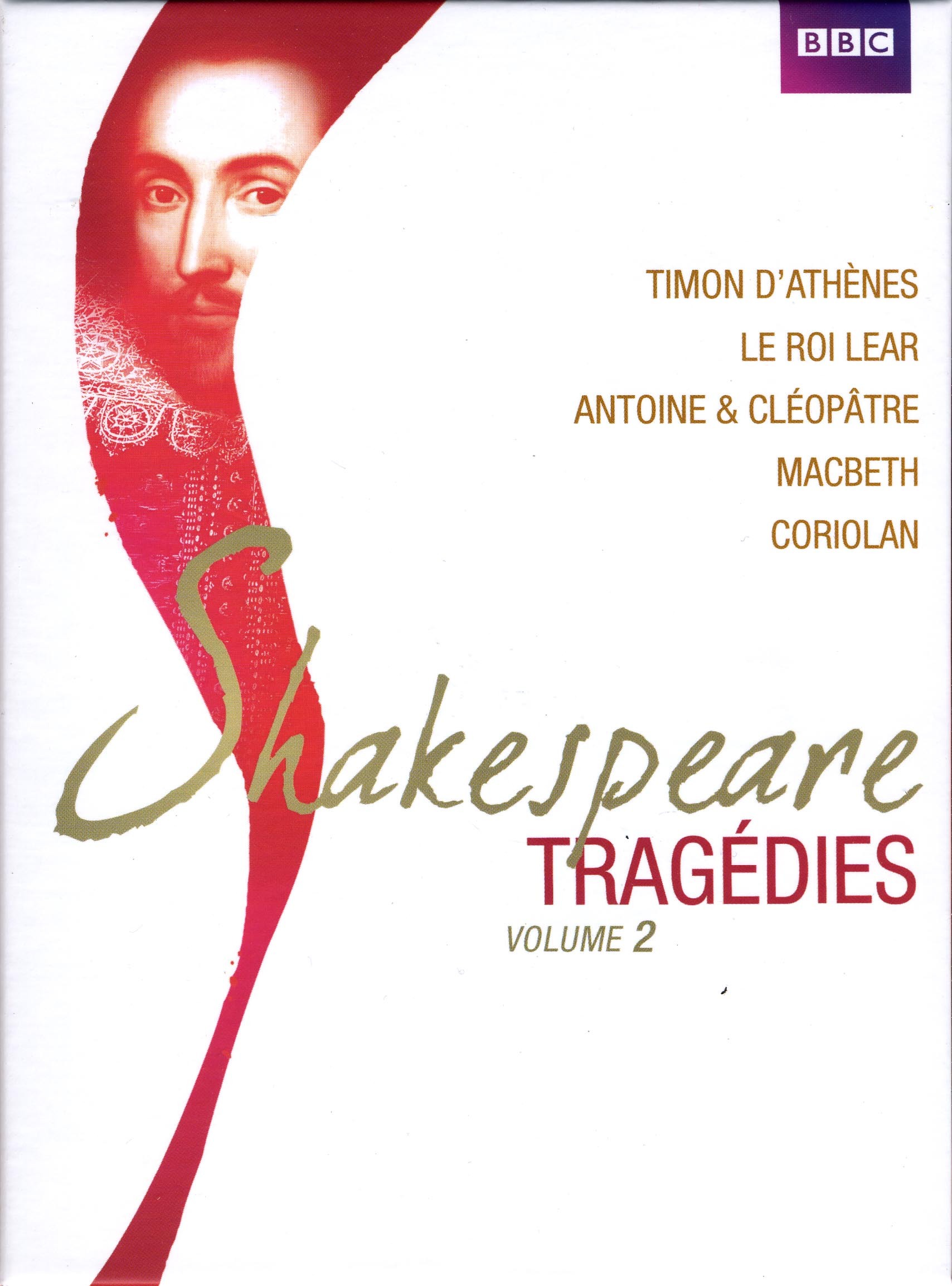 SHAKESPEARE - TRAGEDIES VOL 2 - 5 DVD