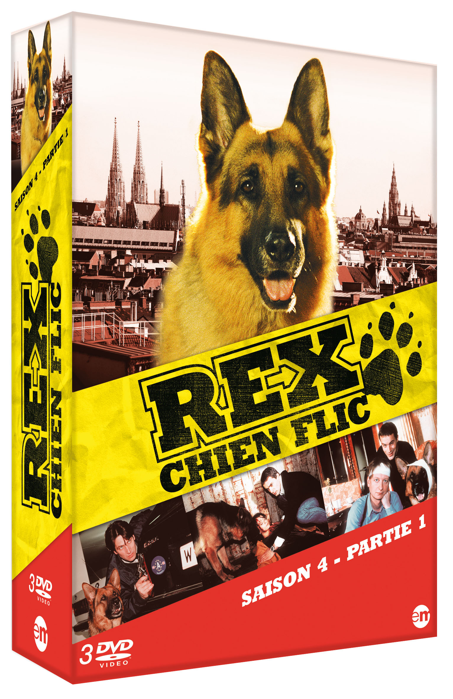 REX CHIEN FLIC S4 P1 - 3 DVD