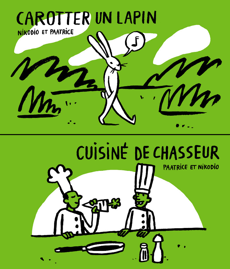 Carotter un lapin / Cuisiné de chasseur