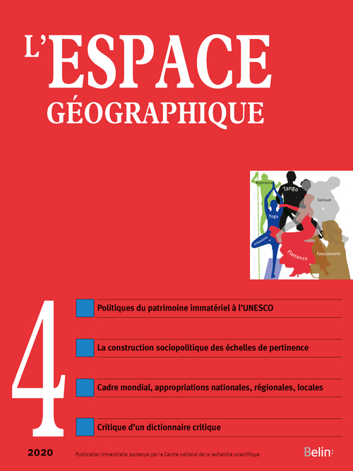 L'espace géographique n° 4-2020