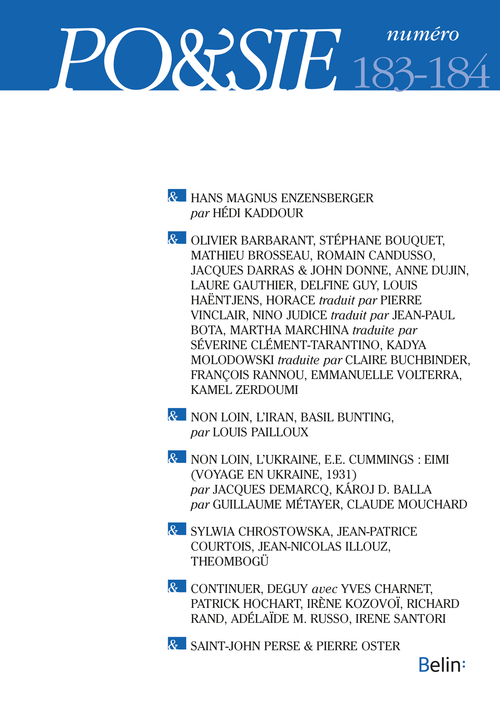 Po&sie n° 183-184 (2023-1/2)