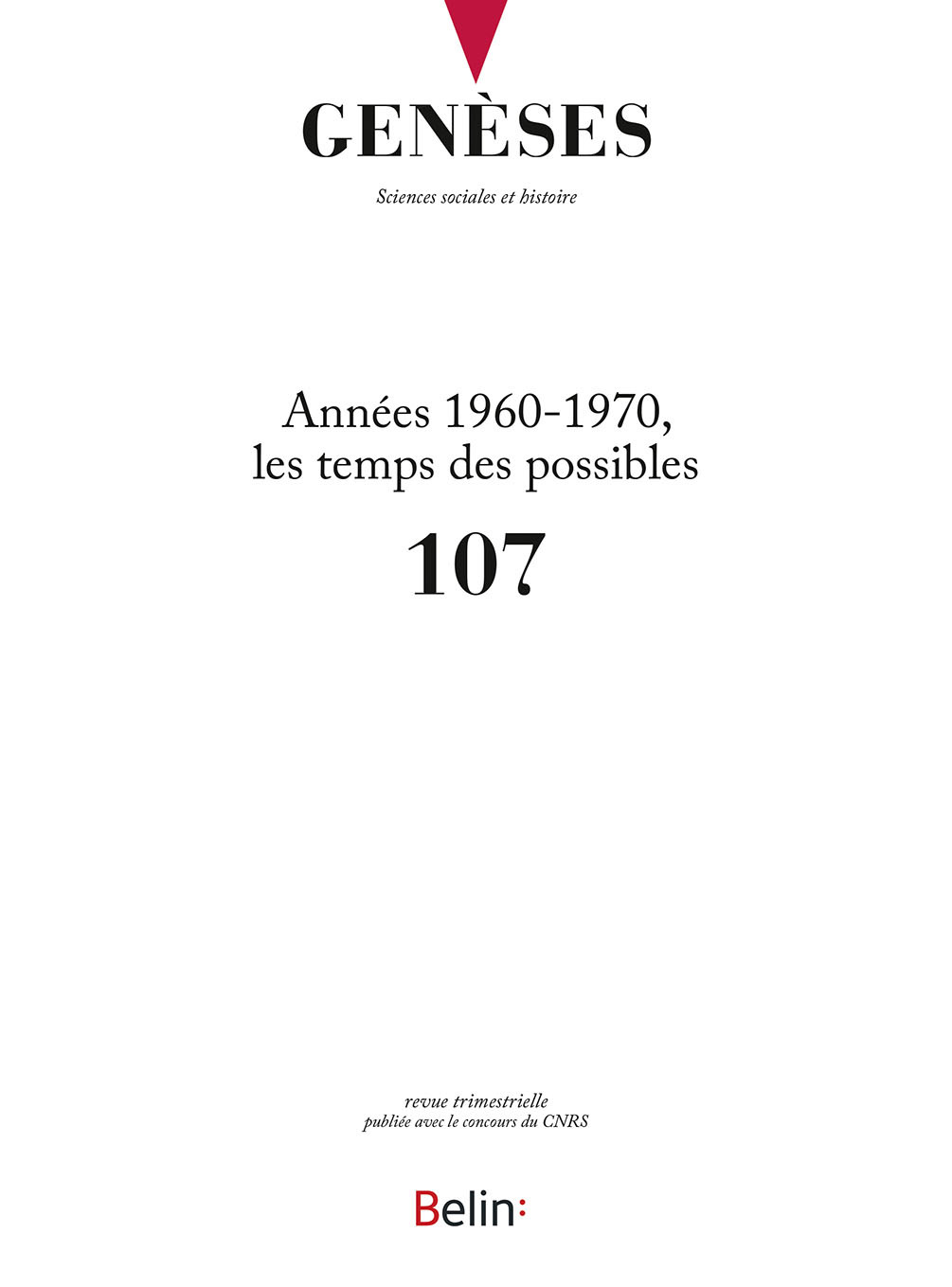 Genèses n°107
