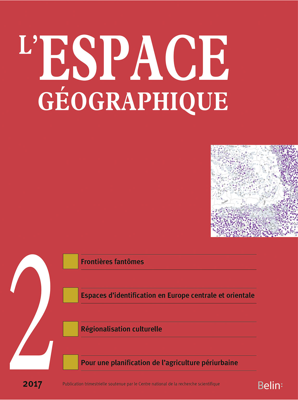 L'Espace géographique 2017-2