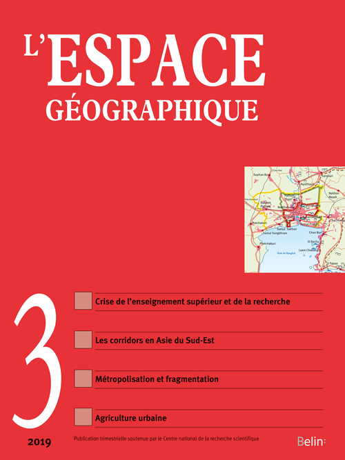 L'espace géographique n° 3-2019