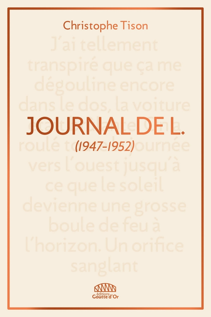 Journal de L. - (extraits 1947-1952)
