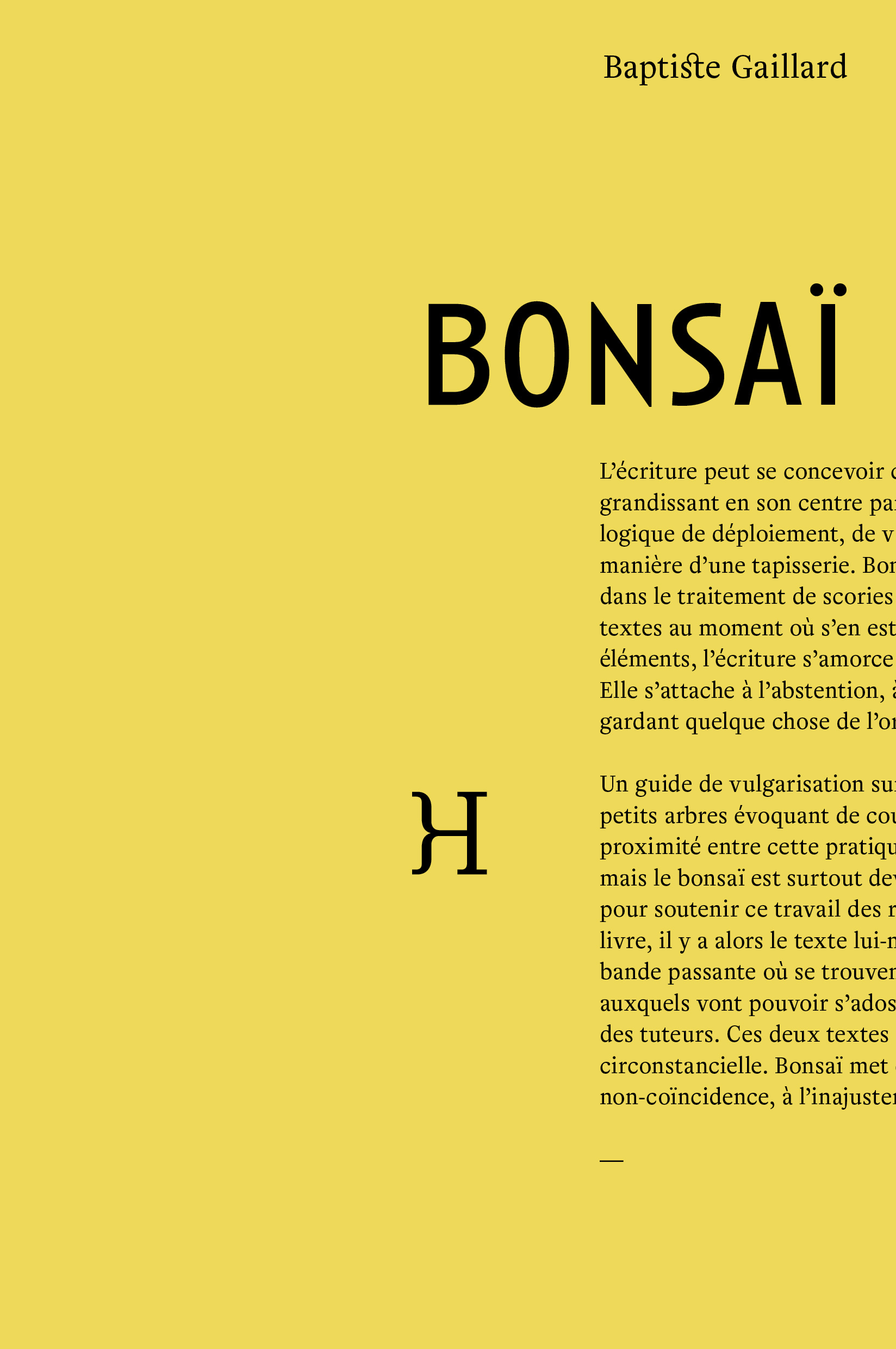 Bonsaï