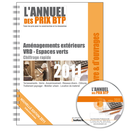 Bordereau de prix BTP - Maîtres d'oeuvre & d'ouvrages - Aménagements extérieurs - VRD-Espaces verts