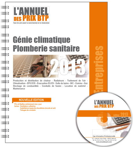Base de prix BTP - Artisans et Entreprises - Génie climatique - Plomberie - Sanitaire
