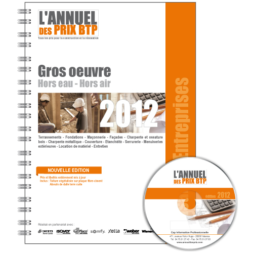 Base de prix BTP - Artisans et Entreprises - Gros oeuvre - Hors eau, hors air