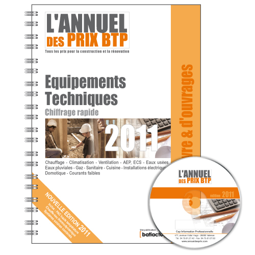 Bordereau de prix BTP - Maîtres d'oeuvre & d'ouvrages - Equipements techniques