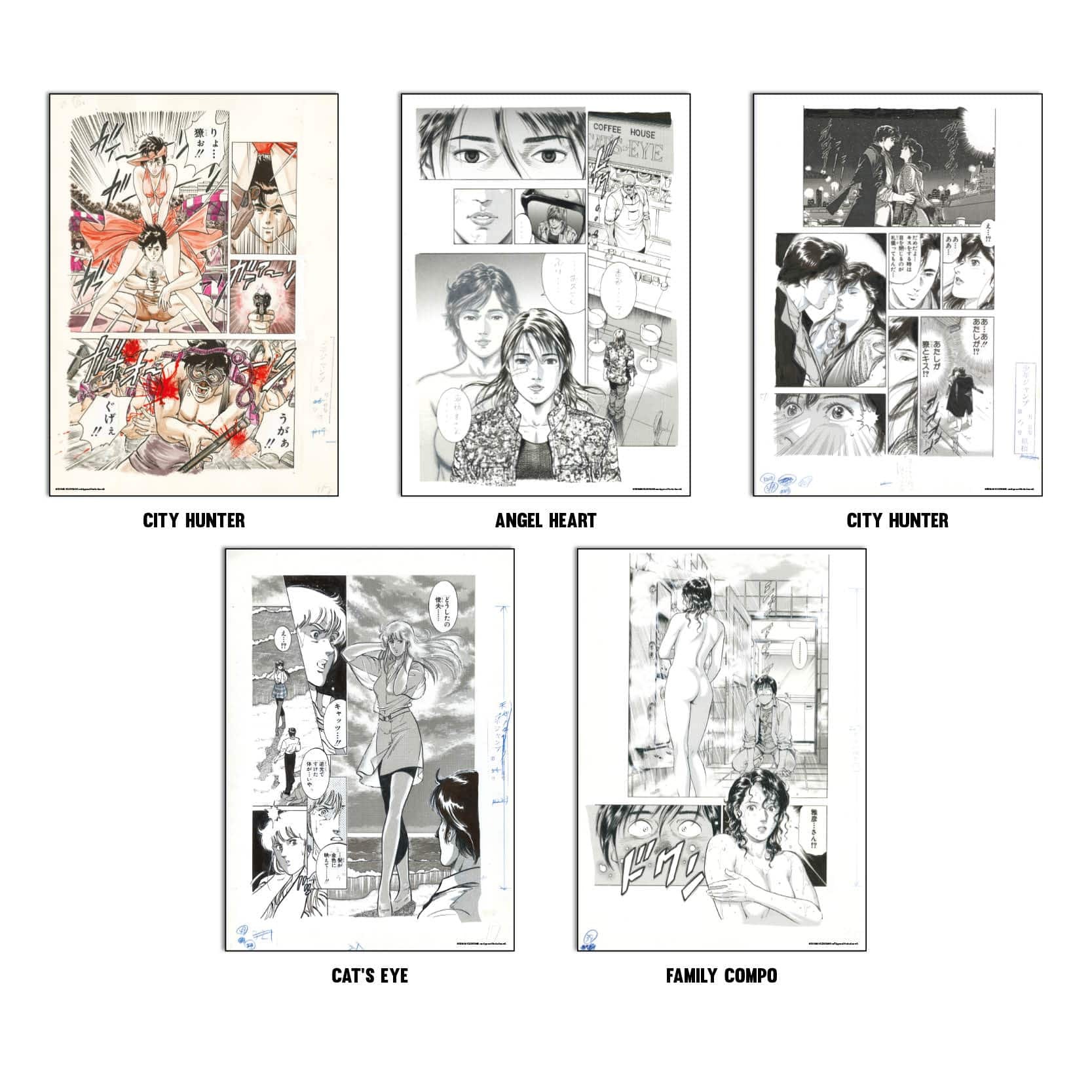 Facsimilés Tsukasa Hôjô PACK 2