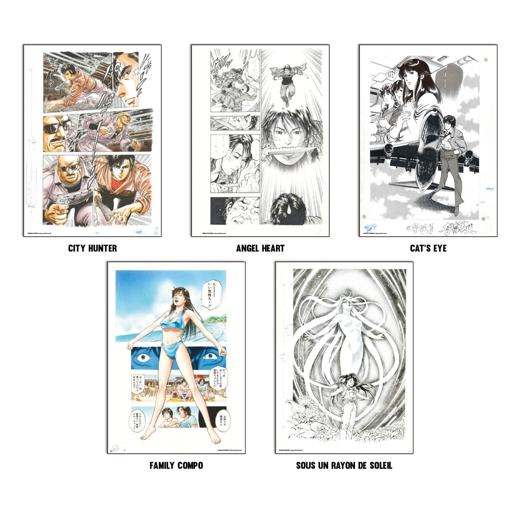 FACSIMILÉS TSUKASA HÔJÔ PACK 1