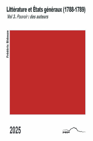 Littérature et Etats généraux (1788-1789)