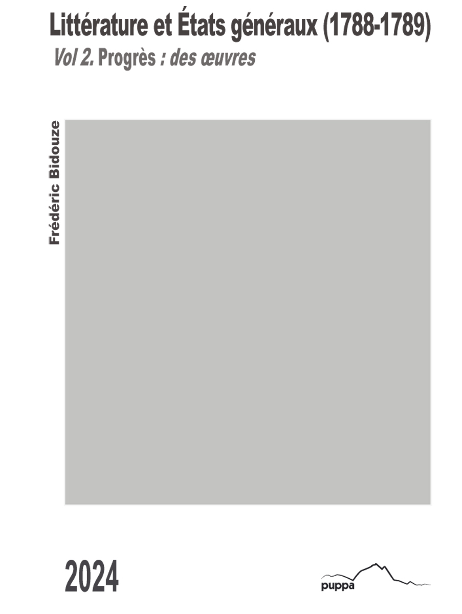 Littérature et États généraux (1788-1789)