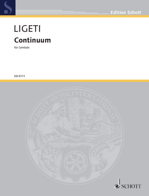 GYORGY LIGETI : CONTINUUM - CLAVECIN