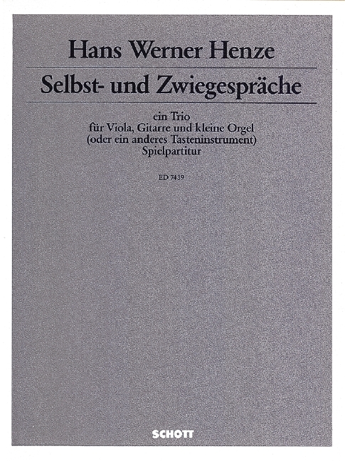 Selbst- und Zwiegespräche