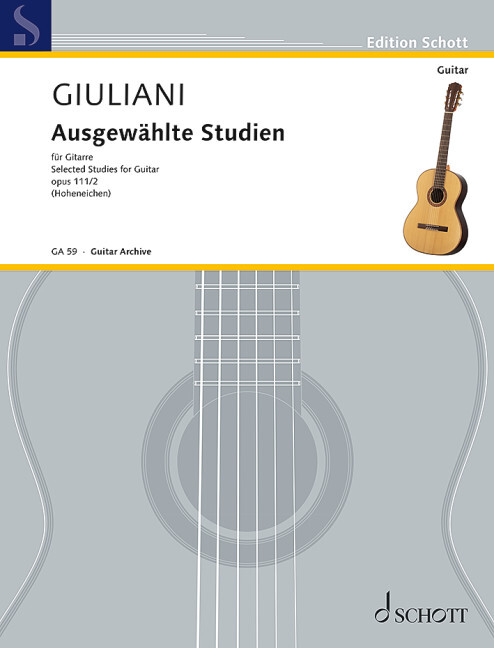 AUSGEWAHLTE STUDIEN 2 OPUS 111 GIT GUITARE