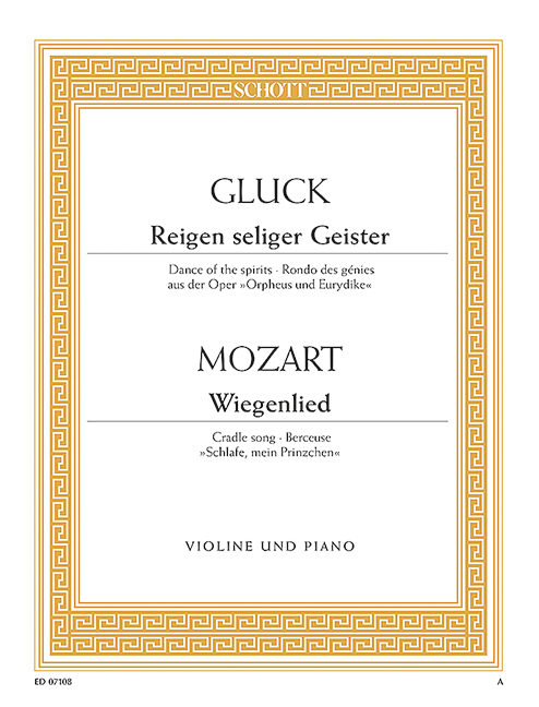 Reigen seliger Geister / Wiegenlied (attributed to Mozart)