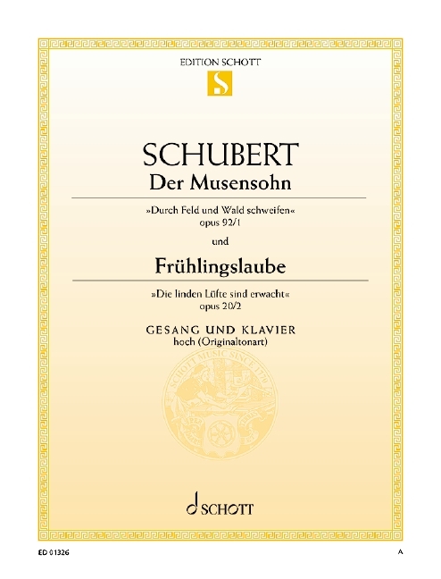 Der Musensohn  / Frühlingsglaube