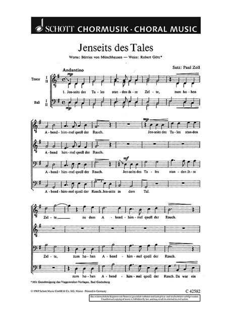 Jenseits des Tales standen ihre Zelte