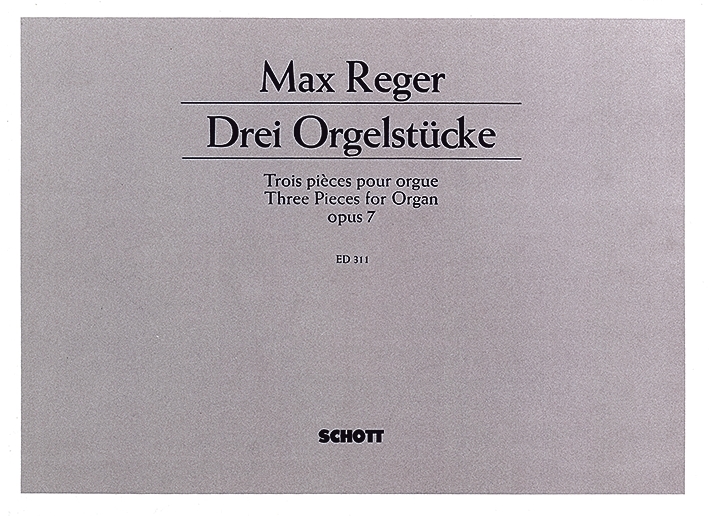 THREE PIECES FOR ORGAN OP. 7 ORGUE
