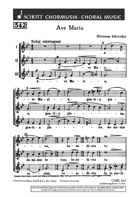 Ave Maria, gratia plena