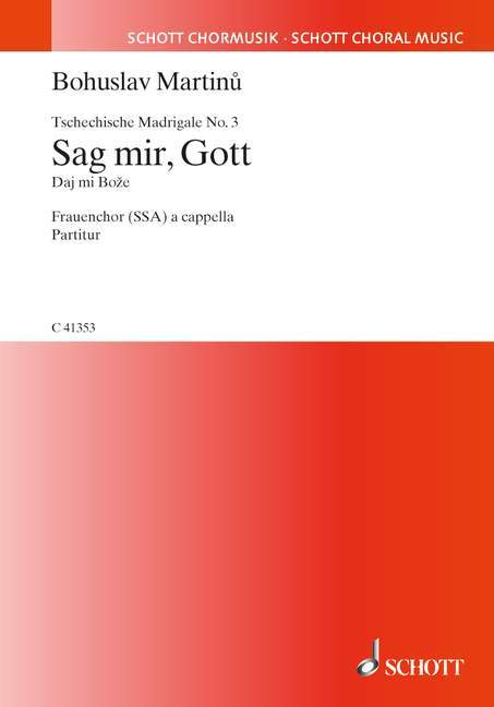 Tschechische Madrigale · Ceské madrigaly