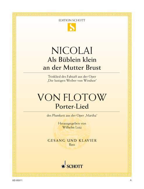 Als Büblein klein an der Mutterbrust / Porter-Lied