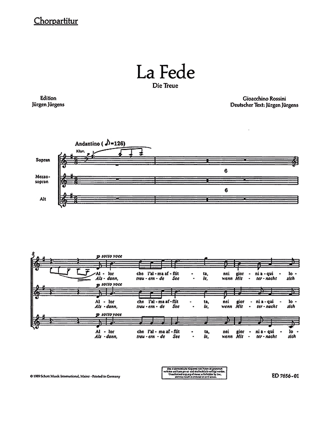 La Fede - Die Treue